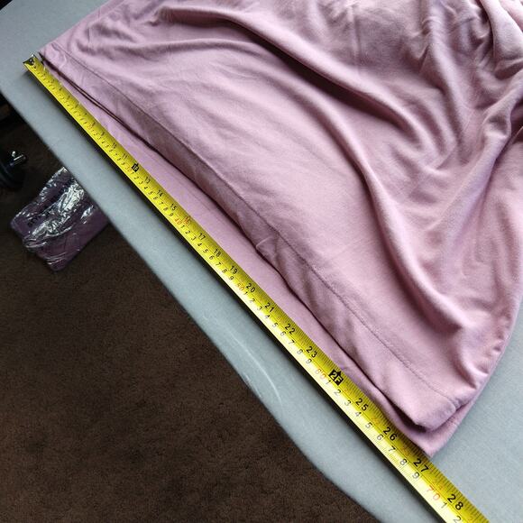 2X Zenana Smocked Tiered Midi Dress Lt Rose Pink Plus sized comfort brand new - Picture 11 of 16